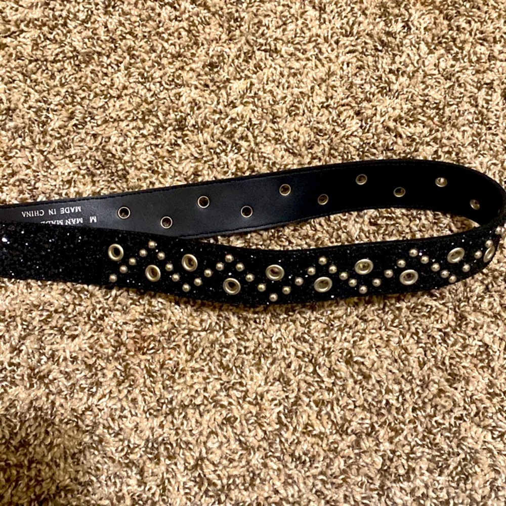 Sparkly Black Belt